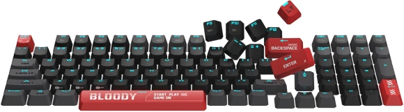 Клавиатура A4Tech Bloody AT98 механическая черный/красный USB for gamer LED (AT98) кабель 1.8м Клавиатура A4Tech Bloody AT98 механическая черный/красный USB for gamer LED (AT98) кабель 1.8м