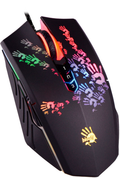 Мышь A4Tech Bloody A60A черный оптическая 6200dpi USB 8but (A60 ACTIVATED)