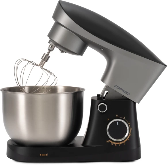 Миксер планетарный Starwind SPM2251 1500Вт черный/серебристый