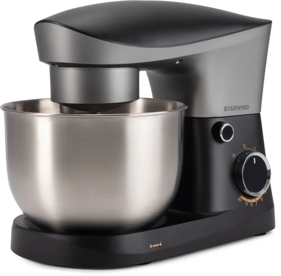 Миксер планетарный Starwind SPM2251 1500Вт черный/серебристый