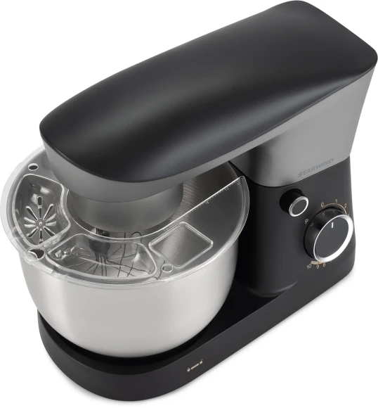Миксер планетарный Starwind SPM2251 1500Вт черный/серебристый