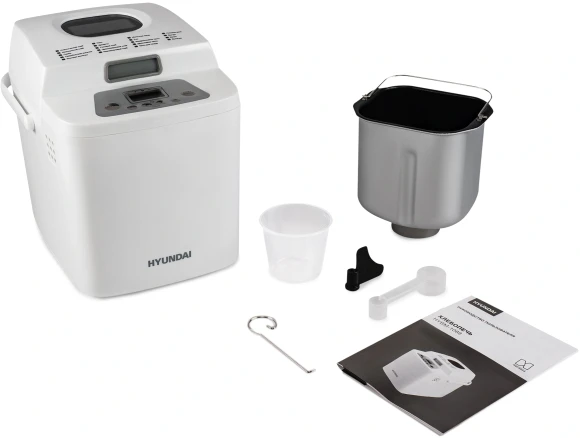 Хлебопечь Hyundai HYBM-1088 500Вт белый Хлебопечь Hyundai HYBM-1088 500Вт белый