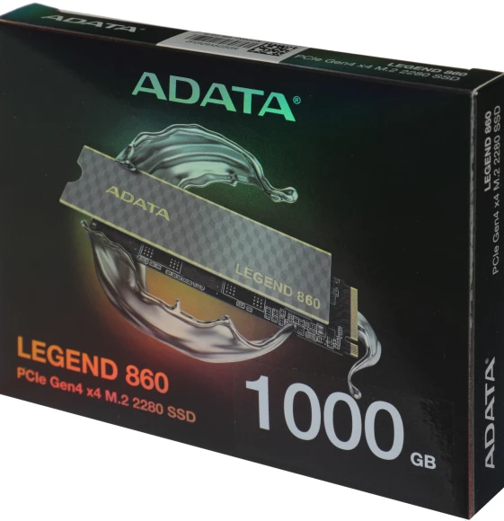Накопитель SSD A-Data PCIe 4.0 x4 1TB SLEG-860-1000GCS Legend 860 M.2 2280 Накопитель SSD A-Data PCIe 4.0 x4 1TB SLEG-860-1000GCS Legend 860 M.2 2280