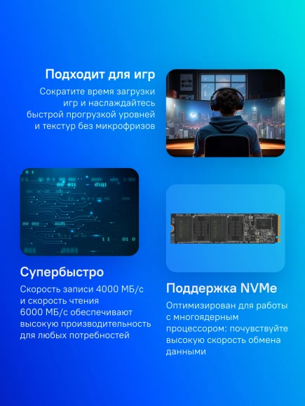 Накопитель SSD A-Data PCIe 4.0 x4 1TB SLEG-860-1000GCS Legend 860 M.2 2280 Накопитель SSD A-Data PCIe 4.0 x4 1TB SLEG-860-1000GCS Legend 860 M.2 2280