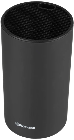 Набор ножей кухон. Rondell Florett RD-1582 компл.:7предм. подставка/ножницы черный подар.коробка