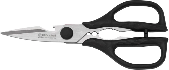 Набор ножей кухон. Rondell Florett RD-1582 компл.:7предм. подставка/ножницы черный подар.коробка