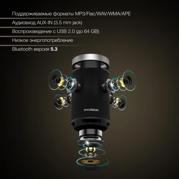 Минисистема Hyundai Select H-MC1241 черный 90Вт USB BT Минисистема Hyundai Select H-MC1241 черный 90Вт USB BT