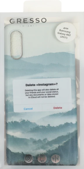 Чехол (клип-кейс) Gresso для Samsung Galaxy A02 Meridian зеленый (GR17AAAE8924)