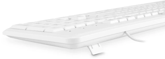 Клавиатура Оклик 305M белый USB Multimedia (1875227) Клавиатура Оклик 305M белый USB Multimedia (1875227)