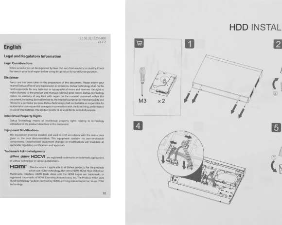 Видеорегистратор Dahua DHI-NVR4208-4KS3