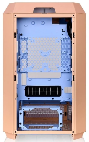 Корпус Thermaltake The Tower 300 Peach Fuzz розовый без БП mATX 8x120mm 6x140mm 2xUSB3.0 audio bott PSU Корпус Thermaltake The Tower 300 Peach Fuzz розовый без БП mATX 8x120mm 6x140mm 2xUSB3.0 audio bott PSU