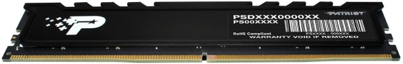 Память DDR5 16GB 5200MHz Patriot PSP516G520081H1 Signature Premium RTL PC5-41600 CL42 DIMM UDIMM 288-pin 1.1В single rank с радиатором Ret