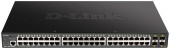 Коммутатор D-Link DGS-1250-52XMP/A1A (L2) 48x1Гбит/с 4SFP+ 48PoE+ 370W управляемый Коммутатор D-Link DGS-1250-52XMP/A1A (L2) 48x1Гбит/с 4SFP+ 48PoE+ 370W управляемый