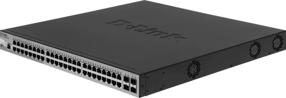 Коммутатор D-Link DGS-1210-52MPP/ME/B3A (L2) 48x1Гбит/с 4SFP 48PoE 740W управляемый Коммутатор D-Link DGS-1210-52MPP/ME/B3A (L2) 48x1Гбит/с 4SFP 48PoE 740W управляемый