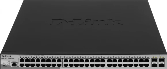 Коммутатор D-Link DGS-1210-52MPP/ME/B3A (L2) 48x1Гбит/с 4SFP 48PoE 740W управляемый Коммутатор D-Link DGS-1210-52MPP/ME/B3A (L2) 48x1Гбит/с 4SFP 48PoE 740W управляемый