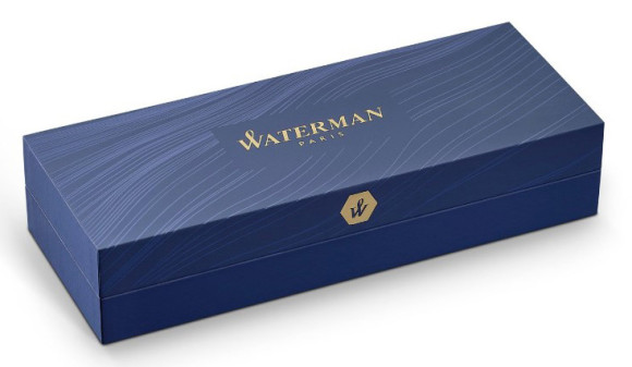 Ручка шариков. Waterman Hemisphere (S0920770) Matte Black GT M син. черн. подар.кор.