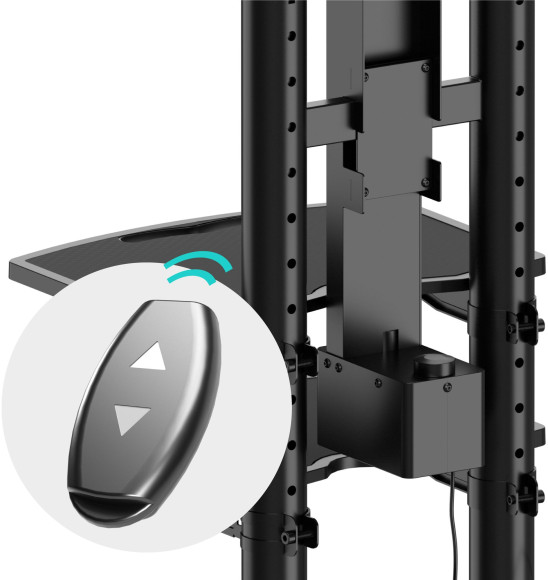 Подставка для телевизора Onkron TS1881 Elift черный 50"-86" макс.90кг напольный наклон Подставка для телевизора Onkron TS1881 Elift черный 50"-86" макс.90кг напольный наклон