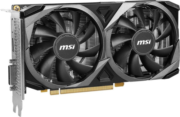 Видеокарта MSI PCI-E 4.0 RTX 3050 VENTUS 2X XS 8G OC NVIDIA GeForce RTX 3050 8Gb 128bit GDDR6 1807/14000 DVIx1 HDMIx1 DPx1 HDCP Ret Видеокарта MSI PCI-E 4.0 RTX 3050 VENTUS 2X XS 8G OC NVIDIA GeForce RTX 3050 8Gb 128bit GDDR6 1807/14000 DVIx1 HDMIx1 DPx1 HDCP Ret