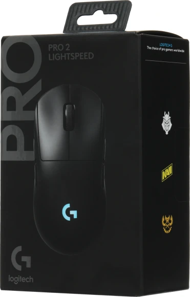 Мышь Logitech G Pro 2 Lightspeed черный оптическая 44000dpi беспров. USB 7but (910-007297)