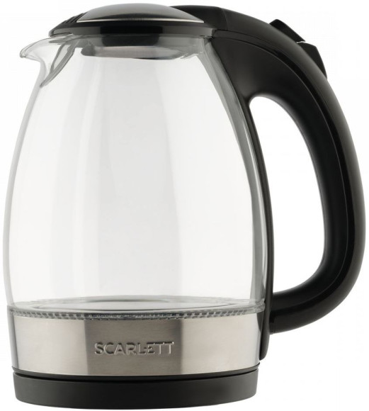 Чайник электрический Scarlett SC-EK27G91 1.7л. черный корпус: стекло/пластик Чайник электрический Scarlett SC-EK27G91 1.7л. черный корпус: стекло/пластик