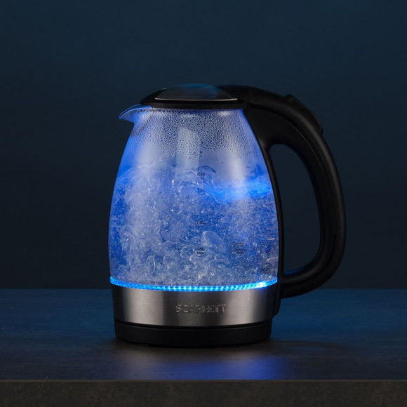 Чайник электрический Scarlett SC-EK27G91 1.7л. черный корпус: стекло/пластик Чайник электрический Scarlett SC-EK27G91 1.7л. черный корпус: стекло/пластик