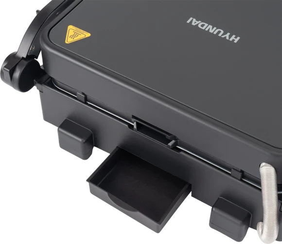 Электрогриль Hyundai HYG-7001 2000Вт черный/черный