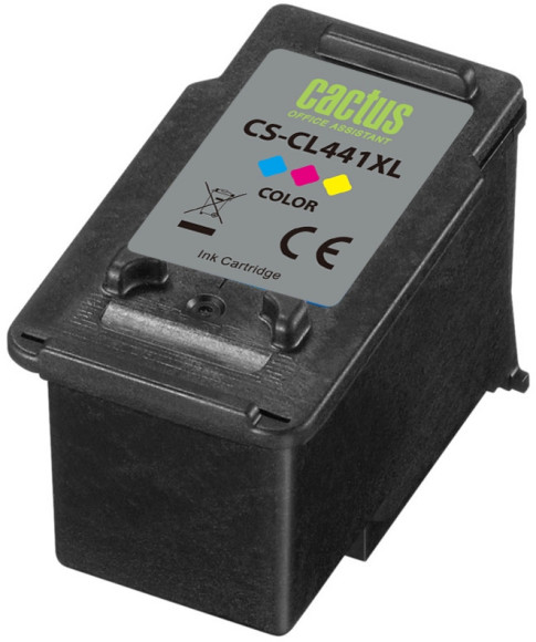 Картридж струйный Cactus CS-CL441XL CL-441XL многоцветный (18мл) для Canon Pixma GM2040/4040/GM2140/2240 с чипом