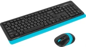 Клавиатура + мышь A4Tech Fstyler FG1010 клав:черный/синий мышь:черный/синий USB беспроводная Multimedia (FG1010 BLUE) Клавиатура + мышь A4Tech Fstyler FG1010 клав:черный/синий мышь:черный/синий USB беспроводная Multimedia (FG1010 BLUE)