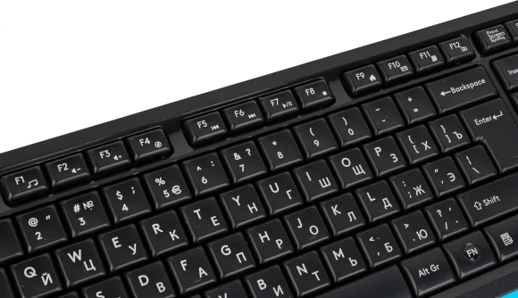 Клавиатура + мышь A4Tech Fstyler FG1010 клав:черный/синий мышь:черный/синий USB беспроводная Multimedia (FG1010 BLUE)