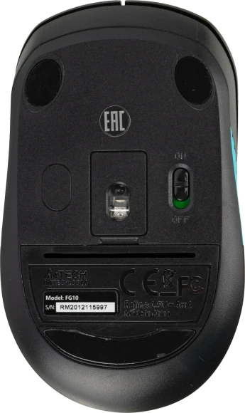 Клавиатура + мышь A4Tech Fstyler FG1010 клав:черный/синий мышь:черный/синий USB беспроводная Multimedia (FG1010 BLUE)