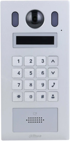 Видеопанель Dahua DHI-VTO6222E-P-EA цветной сигнал CMOS цвет панели: серебристый