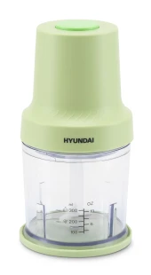 Измельчитель электрический Hyundai HYC-P3128 0.8л. 300Вт салатовый/белый