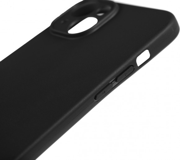 Чехол (клип-кейс) BoraSCO для Apple iPhone 15 Plus Silicone Case черный (72414)