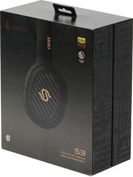 Гарнитура накладные Edifier Stax Spirit S3 черный беспроводные bluetooth оголовье