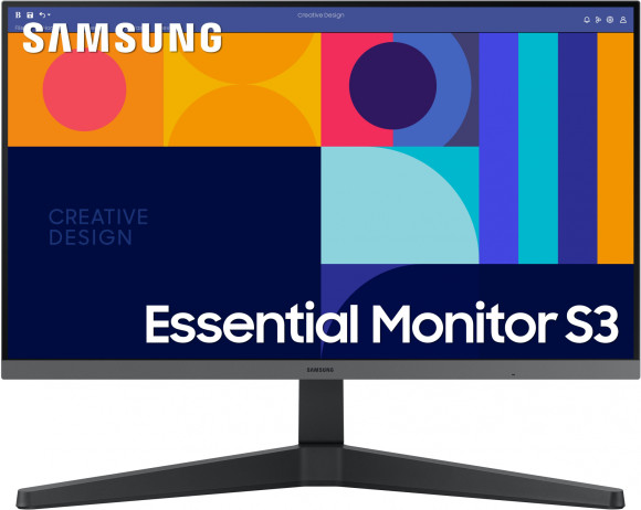 Монитор Samsung 24" S24C330GAI черный IPS LED 1ms 16:9 HDMI M/M полуматовая 250cd 178гр/178гр 1920x1080 100Hz FreeSync DP WQ USB 2.9кг