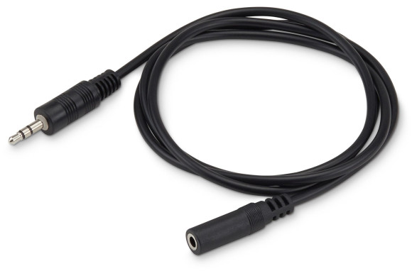 Кабель-удлинитель аудио Buro Jack 3.5 (m)/Jack 3.5 (f) 2м. черный (BAAC003-2) Кабель-удлинитель аудио Buro Jack 3.5 (m)/Jack 3.5 (f) 2м. черный (BAAC003-2)