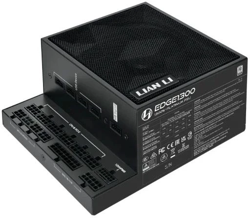 Блок питания Lian-Li ATX 1300W EDGE1300 Gen.5 80+ platinum (20+4pin) APFC 120mm fan 16xSATA Cab Manag RTL Блок питания Lian-Li ATX 1300W EDGE1300 Gen.5 80+ platinum (20+4pin) APFC 120mm fan 16xSATA Cab Manag RTL