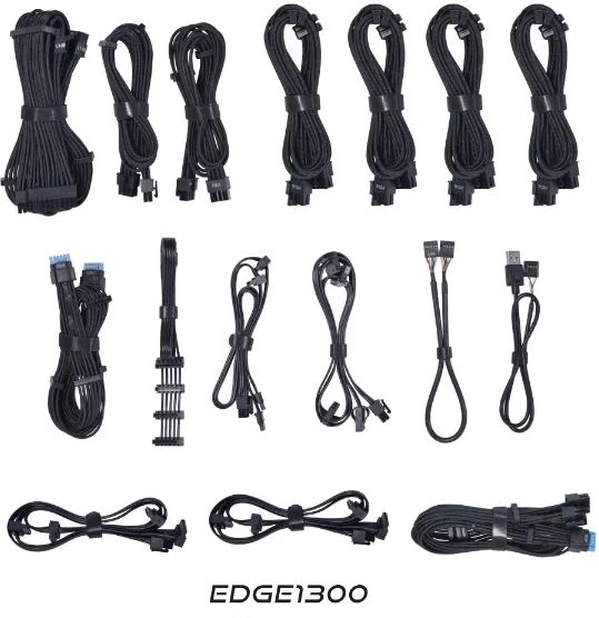 Блок питания Lian-Li ATX 1300W EDGE1300 Gen.5 80+ platinum (20+4pin) APFC 120mm fan 16xSATA Cab Manag RTL Блок питания Lian-Li ATX 1300W EDGE1300 Gen.5 80+ platinum (20+4pin) APFC 120mm fan 16xSATA Cab Manag RTL