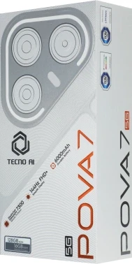 Смартфон Tecno Pova 7 5G 128Gb 8Gb зеленый моноблок 3G 4G 2Sim 6.78" 1080x2460 Android 15 50Mpix 802.11 a/b/g/n/ac/ax NFC GPS GSM900/1800 Protect microSD max1024Gb Смартфон Tecno Pova 7 5G 128Gb 8Gb зеленый моноблок 3G 4G 2Sim 6.78" 1080x2460 Android 15 50Mpix 802.11 a/b/g/n/ac/ax NFC GPS GSM900/1800 Protect microSD max1024Gb