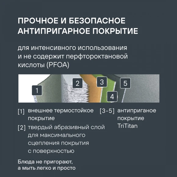 Сотейник Rondell ArtDeco RDA-1255 4.3л. d=28см (с крышкой) черный