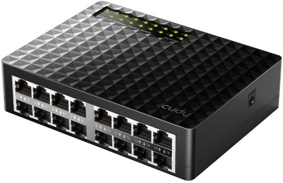 Коммутатор Cudy FS1016 (L2) 16x100Мбит/с неуправляемый