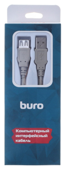 Кабель Buro USB A(m) USB A(f) 3м (BHP RET USB_AF30) серый (блистер) Кабель Buro USB A(m) USB A(f) 3м (BHP RET USB_AF30) серый (блистер)