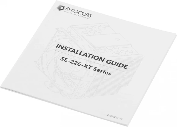 Устройство охлаждения(кулер) ID-Cooling SE-226-XT SNOW ARGB Soc-AM5/AM4/1200/1700/1851 белый 4-pin 16-32dB Al+Cu 250W 910gr Ret (SE-226-XT ARGB SNOW)