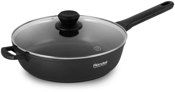 Сотейник Rondell Zeita Neu RDA-1203 3.8л. d=28см (с крышкой) черный