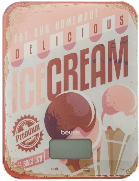 Весы кухонные электронные Beurer KS19 Ice Cream макс.вес:5кг рисунок Весы кухонные электронные Beurer KS19 Ice Cream макс.вес:5кг рисунок
