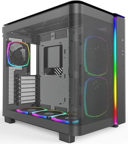 Корпус Montech King 95 Pro черный без БП ATX 7x120mm 2x140mm 2xUSB3.0 audio bott PSU Корпус Montech King 95 Pro черный без БП ATX 7x120mm 2x140mm 2xUSB3.0 audio bott PSU