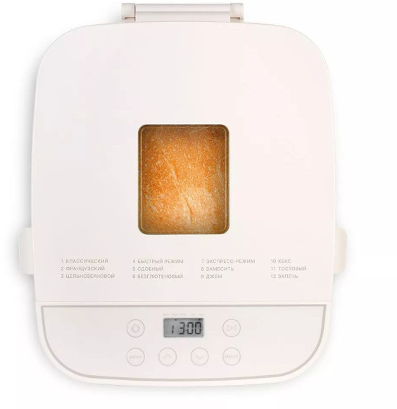 Хлебопечь Kitfort КТ-310 550Вт белый Хлебопечь Kitfort КТ-310 550Вт белый