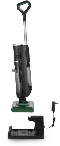 Пылесос моющий Kitfort КТ-5259 200Вт черный/зеленый