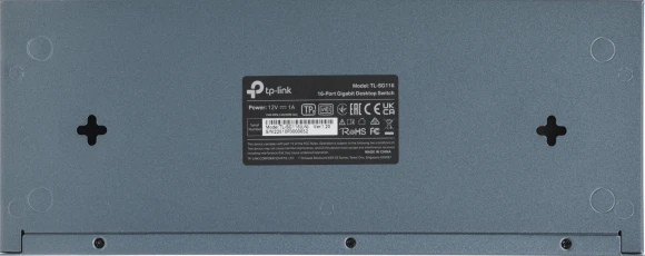 Коммутатор TP-Link TL-SG116 (L2) 16x1Гбит/с неуправляемый
