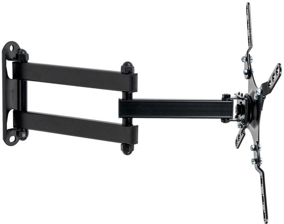 Кронштейн для телевизора Kromax DIX-13 черный 15"-42" макс.20кг настенный поворотно-выдвижной и наклонный Кронштейн для телевизора Kromax DIX-13 черный 15"-42" макс.20кг настенный поворотно-выдвижной и наклонный